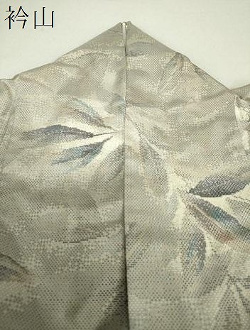 平和屋着物○本場大島紬 白大島 9マルキ 総絣 枝葉文 正絹 逸品