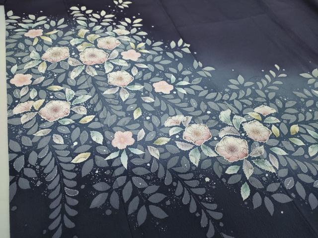 平和屋着物○豪華振袖 辻が花 絞り 暈し染め 金通し地 正絹 逸品