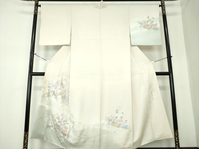 平和屋着物○金彩友禅 卓越技能者・名工・和田光正 訪問着 鏡裏