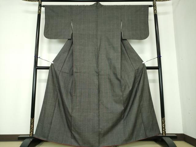 平和屋着物●本場大島紬　7マルキ　縞　正絹　逸品　DAAS3727ps 平和屋着物○本場大島紬 7マルキ 縞 正絹 逸品 DAAS3727ps