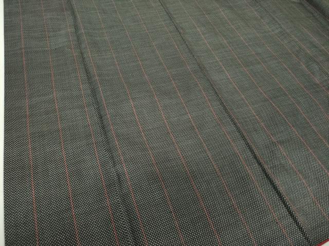 平和屋着物●本場大島紬　7マルキ　縞　正絹　逸品　DAAS3727ps 平和屋着物○本場大島紬 7マルキ 縞 正絹 逸品 DAAS3727ps