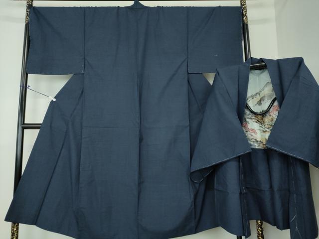 平和屋着物○男性 本場大島紬 アンサンブル 80亀甲 総詰め 正絹 逸品