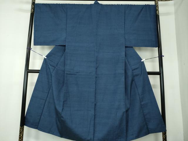 平和屋着物○男性 紬 アンサンブル 長襦袢(袷)セット 亀甲絣 正絹 逸品