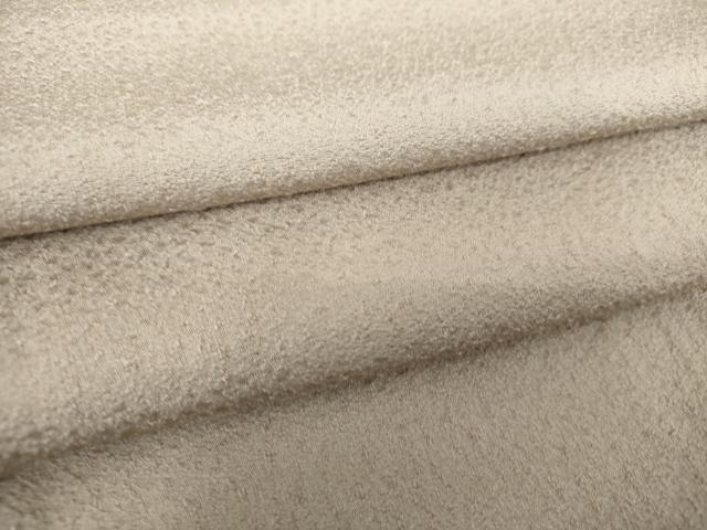 平和屋着物●上質な色無地　紋意匠　茶鼠色　正絹　逸品　未使用　DAAS3745ps