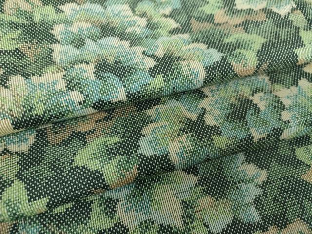 平和屋着物●本場大島紬　7マルキ　総絣　草花文　正絹　逸品　DAAS3781ps