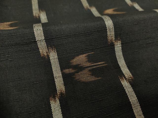 平和屋着物○上質な紬 琉球絣文様 正絹 逸品 DAAS3789ps