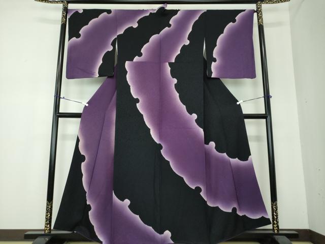 未使用品 訪問着 友禅 薄桃色 雪輪 菊 牡丹 身丈160cm 正絹 街着屋