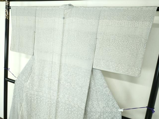 平和屋着物○伝統工芸士 金田今朝男 江戸小紋 訪問着 横段