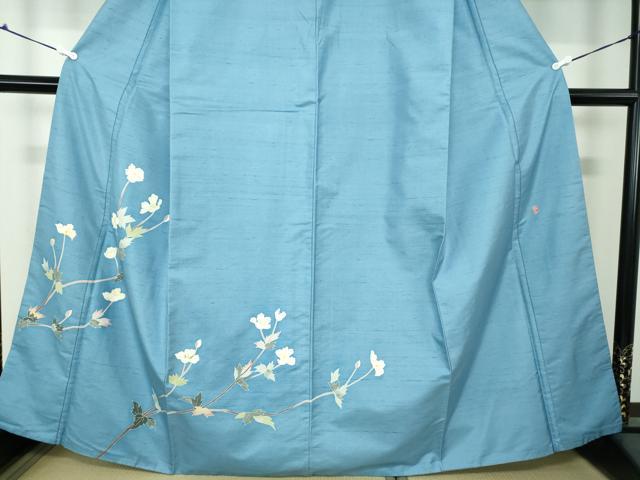 平和屋着物○本加賀友禅作家 成竹登茂男 白山紬 訪問着