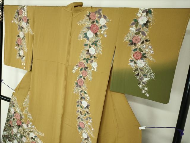 平和屋着物▽訪問着 単衣 作家物 辻が花 暈し染め 正絹 逸品