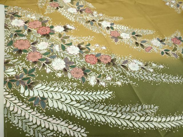 平和屋着物○訪問着 絞り 辻が花 暈し染め 正絹 逸品 DAAS3874ps 