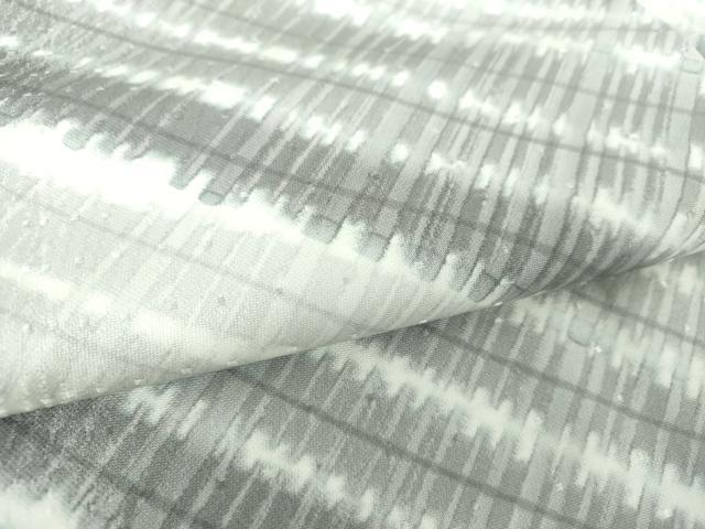 平和屋着物●染色作家　斉藤三才　小紋　斜線文　暈し染め　正絹　逸品　DAAS3878ps 平和屋着物○染色作家 斉藤三才 小紋 斜線文 暈し染め 正絹 逸品