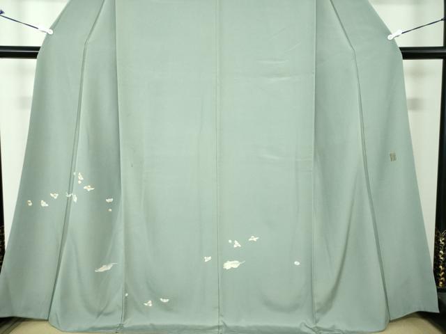 京加賀糸目友禅作家　山崎巌　逸品 特選本手加工　色留袖？　桜？　付下げ？ 京加賀糸目友禅作家 山崎巌 逸品 特選本手加工 色留袖？ 桜？ 付下げ