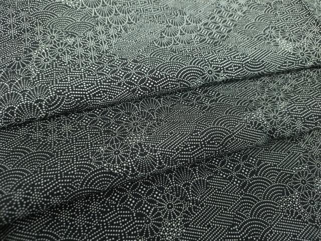 平和屋着物●江戸小紋　吉祥花文　正絹　逸品　未使用　DAAS3908ps