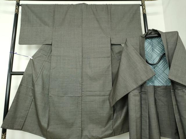 平和屋着物●男性　本場大島紬　アンサンブル　100亀甲　総詰め　三越扱い　正絹　逸品　DAAS3951ps