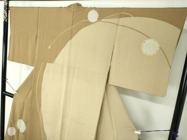 平和屋着物○本塩沢 舞花文 正絹 逸品 AAAV9125np