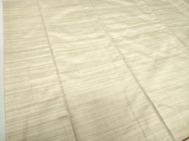 平和屋着物○紅花紬 米沢 横縞 正絹 逸品 DAAS3978ps