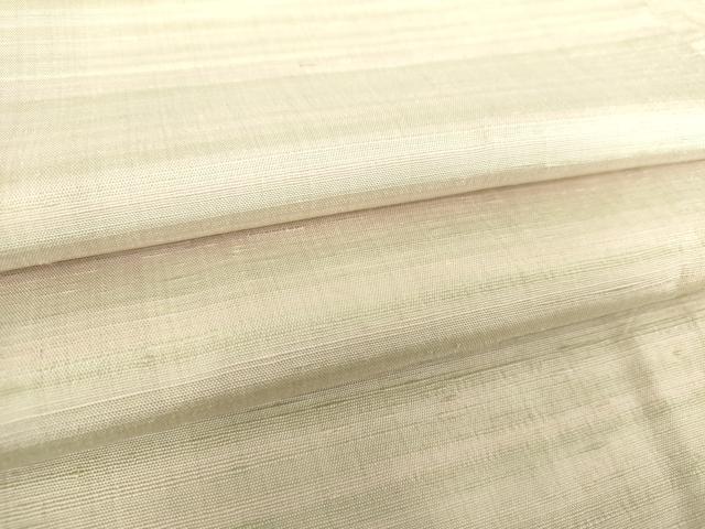 平和屋着物●紅花紬　米沢　横縞　正絹　逸品　DAAS3978ps