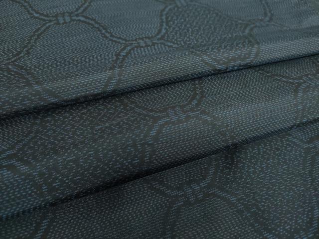 平和屋着物●本場大島紬　網目文　正絹　逸品　DAAS3979ps