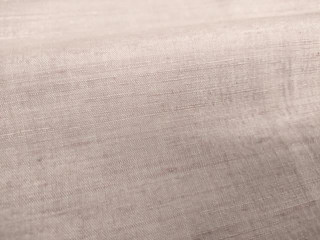 平和屋着物○結城紬 色無地 枯野色 正絹 逸品 未使用 DAAS4000ps