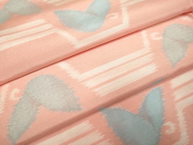 平和屋着物▽小紋　単衣　幾何学文様　洗える着物　DAAS4009du