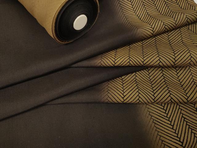 平和屋本店□極上 西陣 小川英謹製 爪掻き本綴れ 八寸名古屋