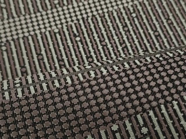 平和屋着物○六通柄袋帯 幾何学間道 正絹 逸品 DAAT0164ob