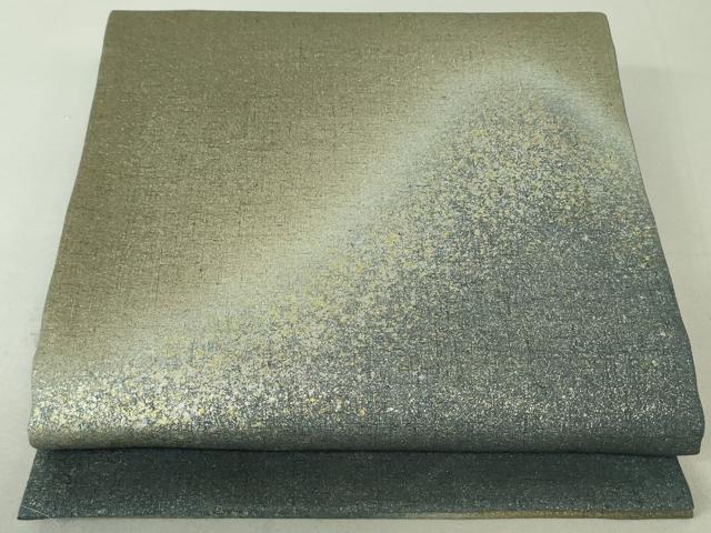 平和屋着物□五月みどりプロデュース 結城紬地 全通柄袋帯 霞文