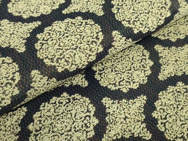 平和屋着物○両面 全通柄袋帯 正倉院花文 金糸 正絹