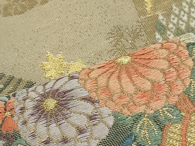 平和屋着物○西陣の名門 加納幸謹製 六通柄袋帯 九百