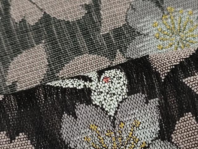 平和屋着物▽全通柄袋帯 スリーシーズン 春夏秋 全通三重