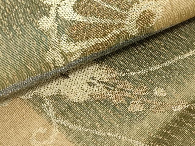 平和屋着物○京の名門 じゅらく謹製 六通柄袋帯 手織 漢方薬草染