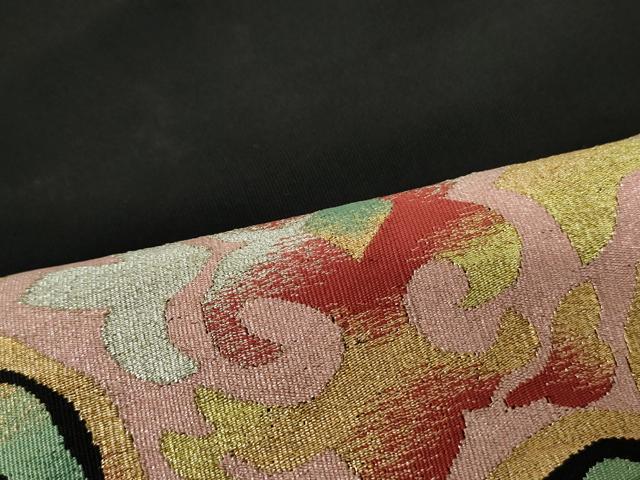 平和屋着物○爪掻き本綴れ 八寸名古屋帯 正倉院花