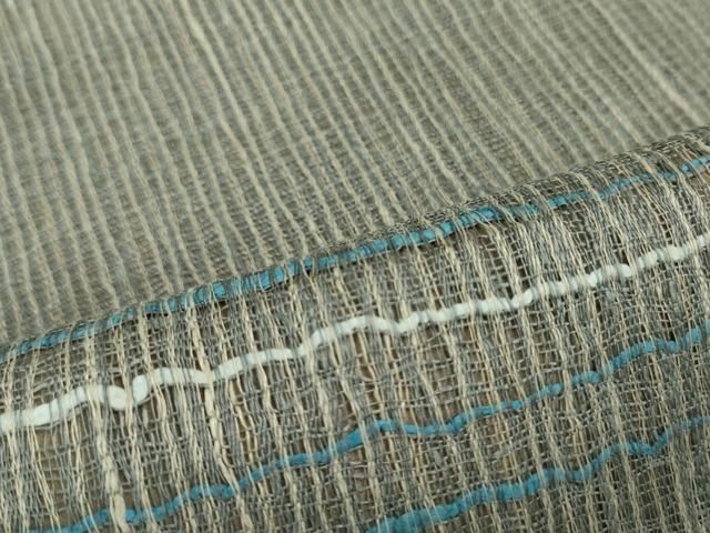 平和屋着物○太鼓柄袋帯 櫛織 横段文 正絹 逸品 DAAT0422ob 袋帯