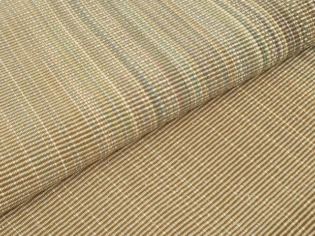 平和屋着物●本塩沢　やまだ織　八寸名古屋帯　間道　正絹　逸品　DAAT0425ob 平和屋着物○本塩沢 やまだ織 八寸名古屋帯 間道 正絹 逸品