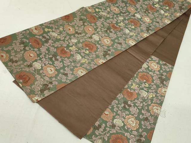 平和屋着物○上質な紬 背抜き仕立て 市松綾織 変わり市松 正絹 逸品