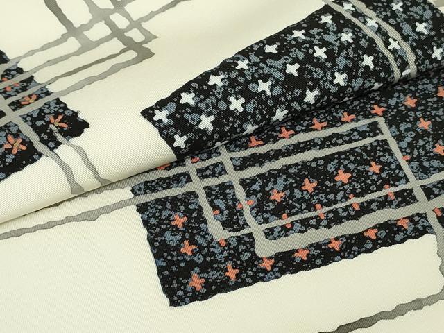 平和屋着物○鎌倉友禅 坂井教人 日本工芸会正会員 塩瀬 九寸