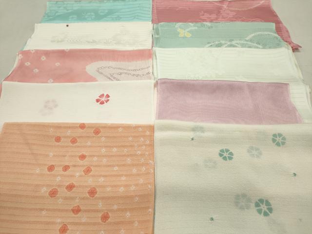 平和屋着物＊夏物　和装小物　帯揚げ10枚　全て正絹　逸品　DAAT0523by