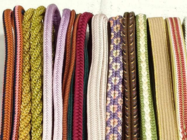 平和屋着物○和装小物 帯締め20本 高麗組 冠組 笹浪組