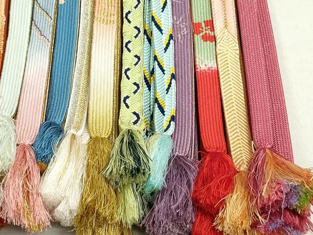 平和屋着物○和装小物 帯締め20本 高麗組 笹浪組 変わり貝