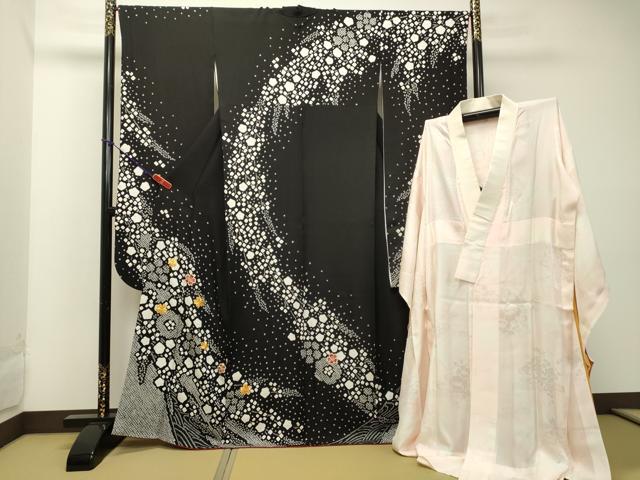 CKカルバンクライン コーラルx花柄フイット＆フレアラップドレス