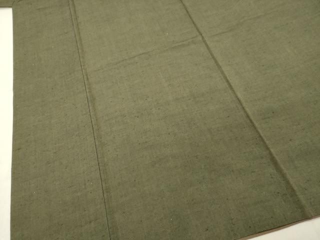 平和屋着物○男性 紬 藍媚茶色 正絹 逸品 DAAT1061tw 