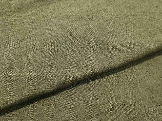 平和屋着物○男性 紬 藍媚茶色 正絹 逸品 DAAT1061tw