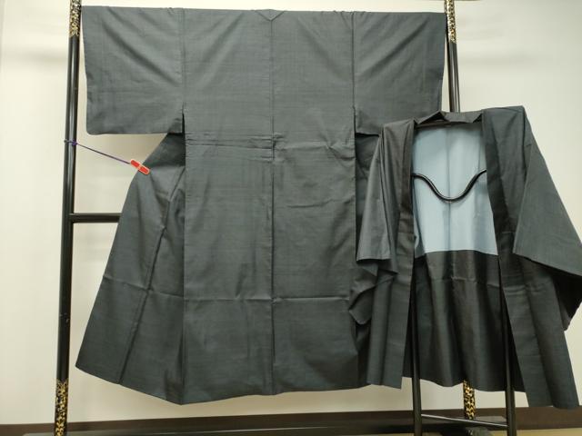平和屋着物●男性　本場大島紬　アンサンブル　100亀甲　総詰め　正絹　逸品　DAAT1071tw