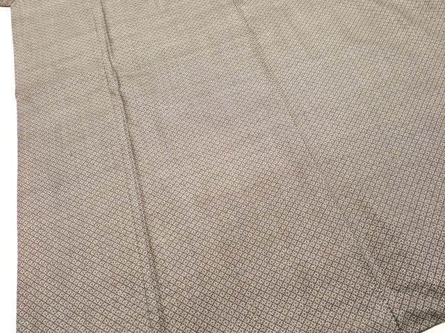 平和屋着物○本場大島紬 7マルキ 菱文 正絹 逸品 DAAT1084tw 紬