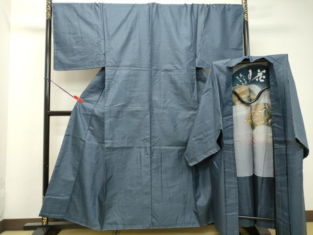 平和屋着物●男性　紬　アンサンブル　100亀甲　総詰め　正絹　逸品　未使用　DAAT1123tw