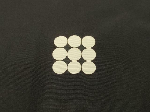 平和屋着物○男性 黒紋付 正絹 逸品 DAAT1173tw