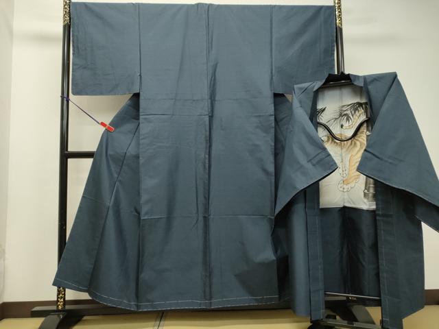 平和屋着物●男性　本場大島紬　アンサンブル　80亀甲　総詰め　正絹　逸品　未使用　DAAT1182tw