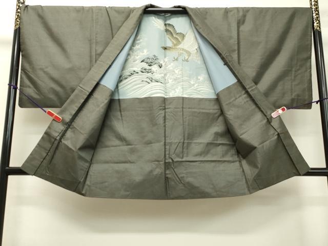 平和屋着物○男性 本場大島紬 アンサンブル 100亀甲 総詰め 正絹 逸品