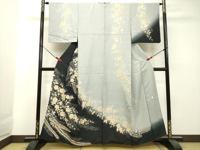 平和屋着物●訪問着　作家物　辻が花　暈し染め　正絹　逸品　DAAT1197tw